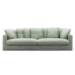 Le Grand Air XL Sofa 4-Seater Linen, Green Pear