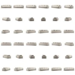 Le Grand Air XL Sofa 4-Seater Linen, Natural Blonde -Gubi Furni Sales decotique le grand air xl sofa 4 seater linen 7