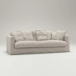 Le Grand Air Sofa 3-Seater Linen, Natural Blonde -Gubi Furni Sales decotique le grand sofa 3 seater linen 15