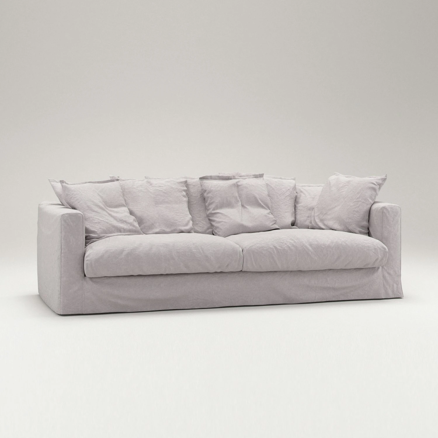 Le Grand Air Sofa 3-Seater Linen Misty Grey 5 Le Grand Air Sofa 3-Seater Linen Misty Grey - Image 3