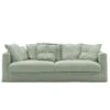 Le Grand Air Sofa 3-Seater Linen, Green Pear -Gubi Furni Sales decotique le grand sofa 3 seater linen 5