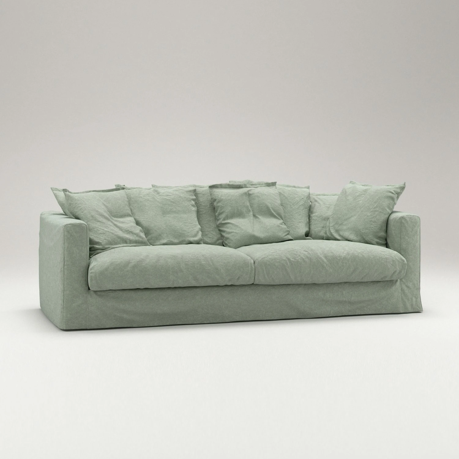 Le Grand Air Sofa 3-Seater Linen, Green Pear 5 Le Grand Air Sofa 3-Seater Linen, Green Pear - Image 3