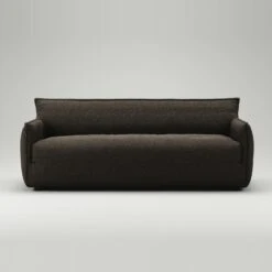Le Petite 3-Seater Sofa, Dark Chocolate -Gubi Furni Sales decotique le petite 3 seater sofa 39