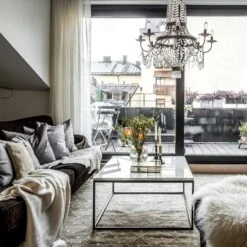 Marvelous Air 80x80 Cm, Carrara/Black 9 Marvelous Air 80x80 Cm, Carrara/Black -Gubi Furni Sales decotique marvelous air sofa table 80x80 cm 2 2