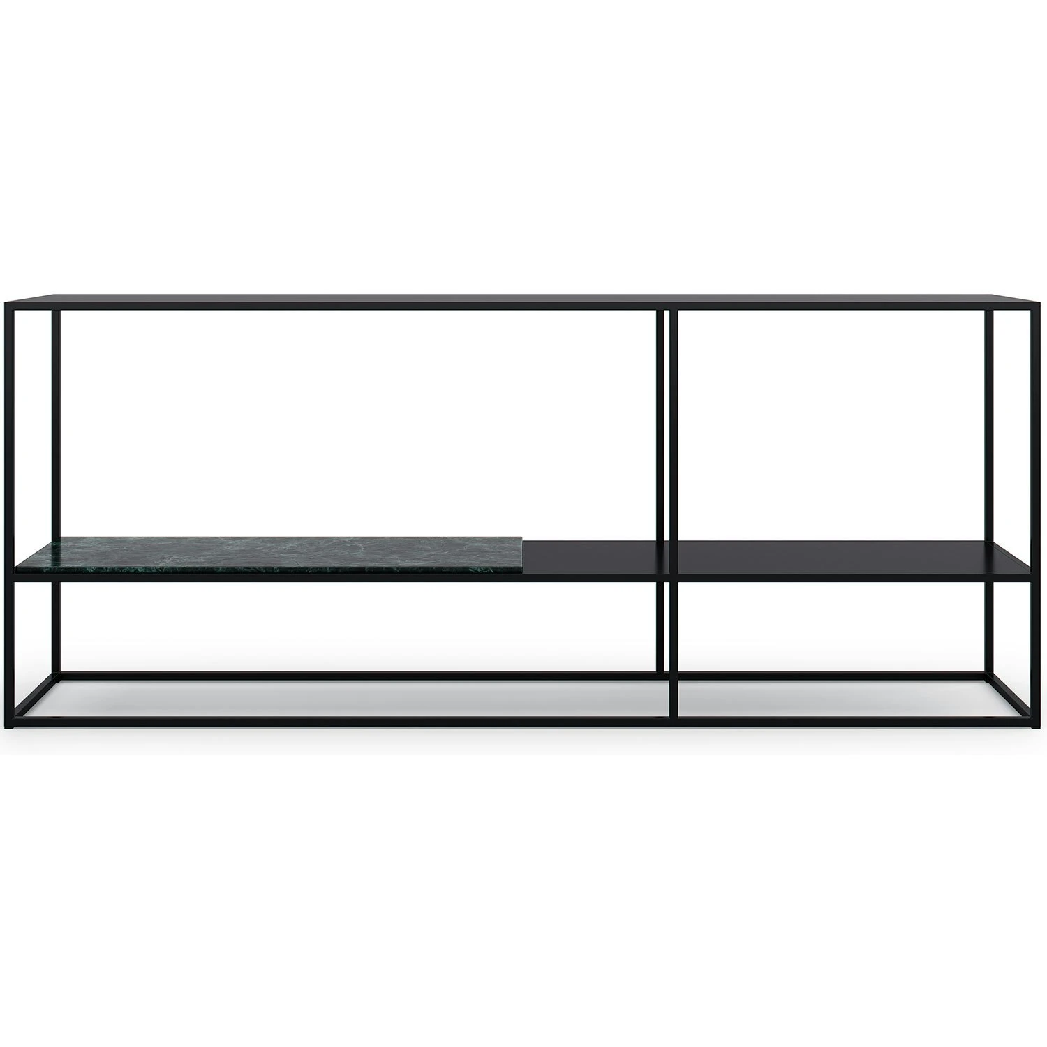 Marvelous Sideboard 183x75cm, Black/Green Marble 3 Marvelous Sideboard 183x75cm, Black/Green Marble