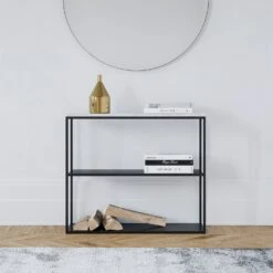 Marvelous Sideboard 90x75 Cm, Black / White Marble -Gubi Furni Sales decotique marvelous sideboard 90x75 cm marble 3