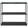 Marvelous Sideboard 90x75 Cm, Black/Green Marble