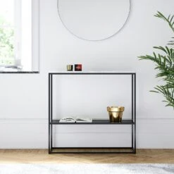 Marvelous Sideboard 90x80 Cm, Black / White Marble -Gubi Furni Sales decotique marvelous sideboard 90x80 cm marble 2