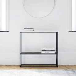 Marvelous Sideboard 90x80 Cm, Black / White Marble -Gubi Furni Sales decotique marvelous sideboard 90x80 cm marble 3