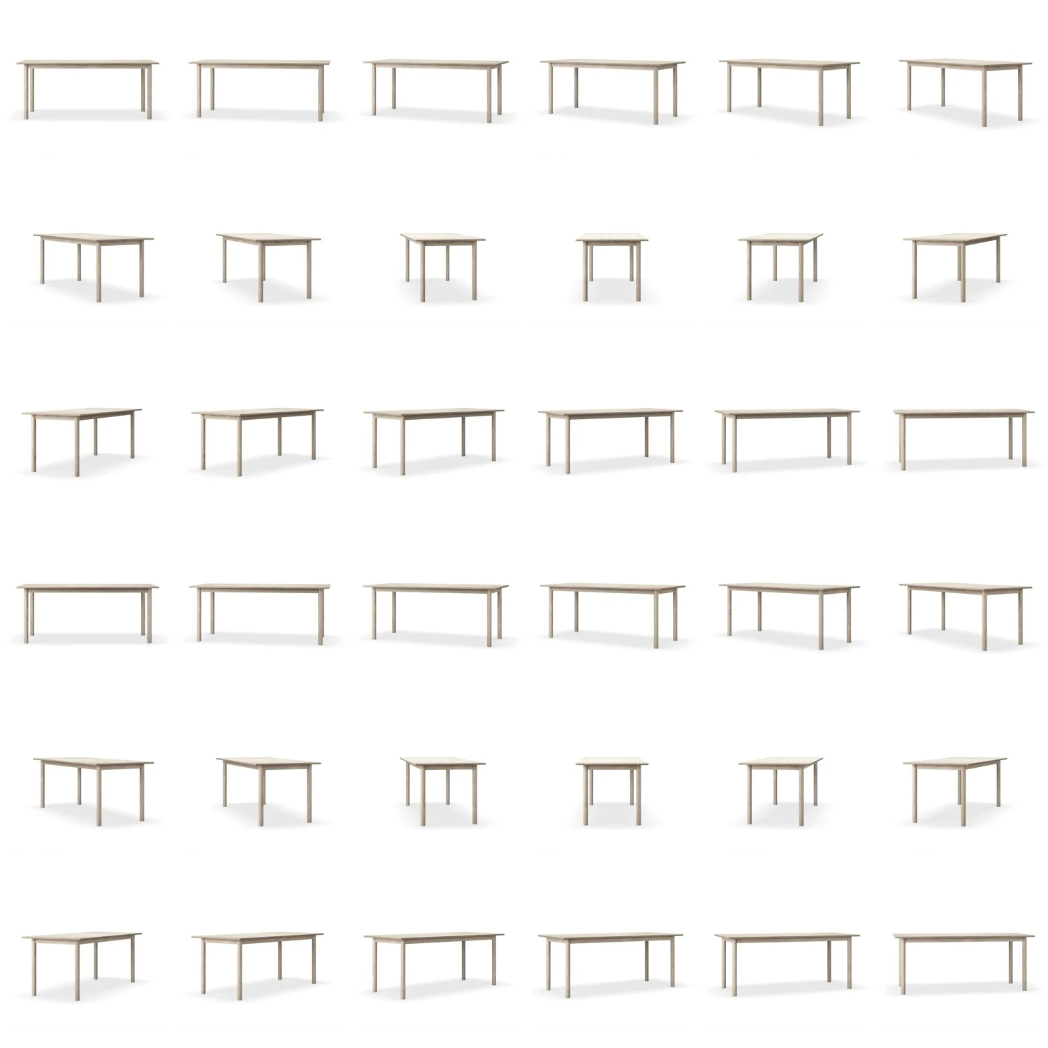 Milo C12 Dinner Table 180, Nature 7 Milo C12 Dinner Table 180, Nature - Image 5