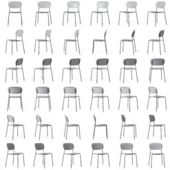 Note Chair, Grey / Grey 13 Note Chair, Grey / Grey -Gubi Furni Sales decotique note chair 57