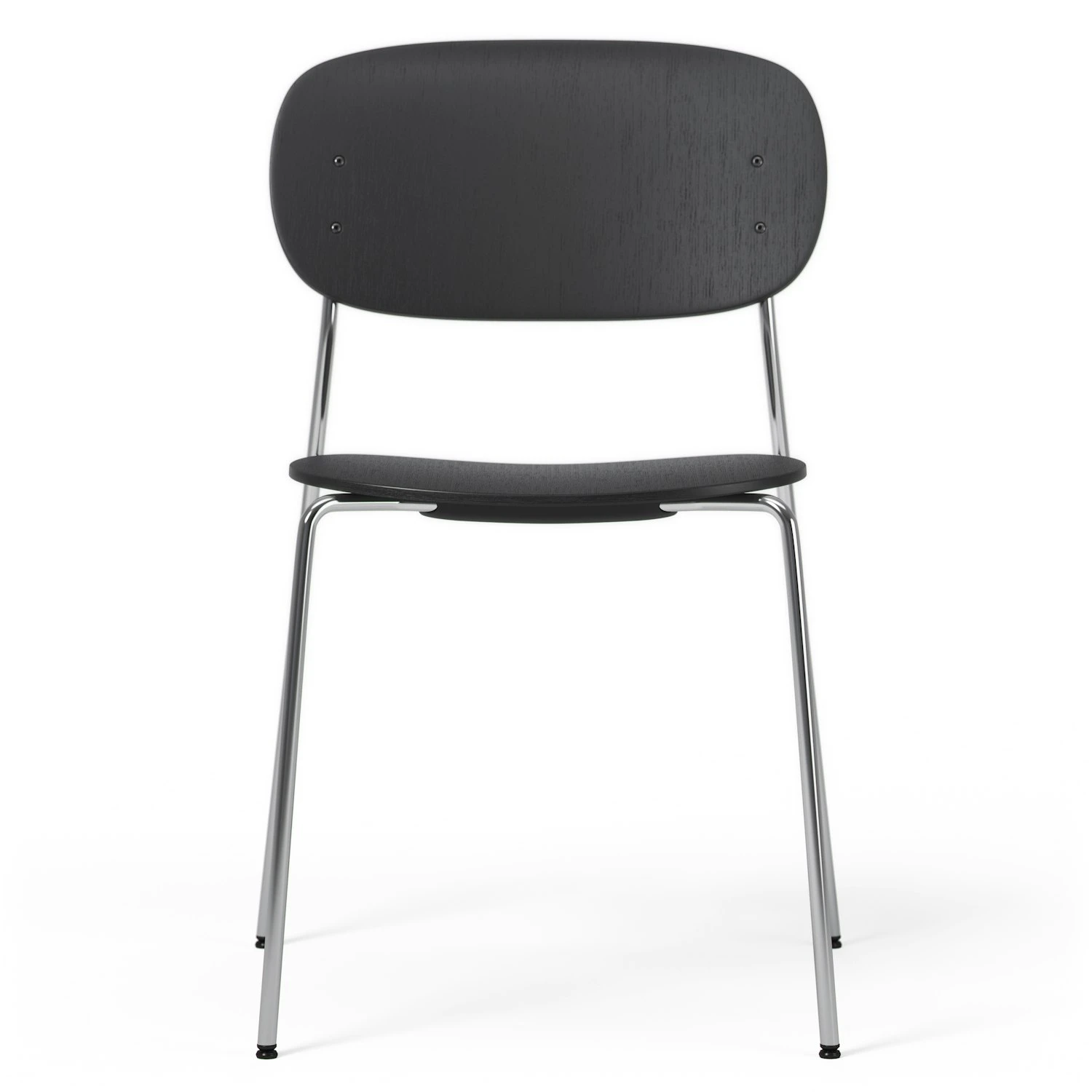 Note Chair Chrome, Black Oak 3 Note Chair Chrome, Black Oak