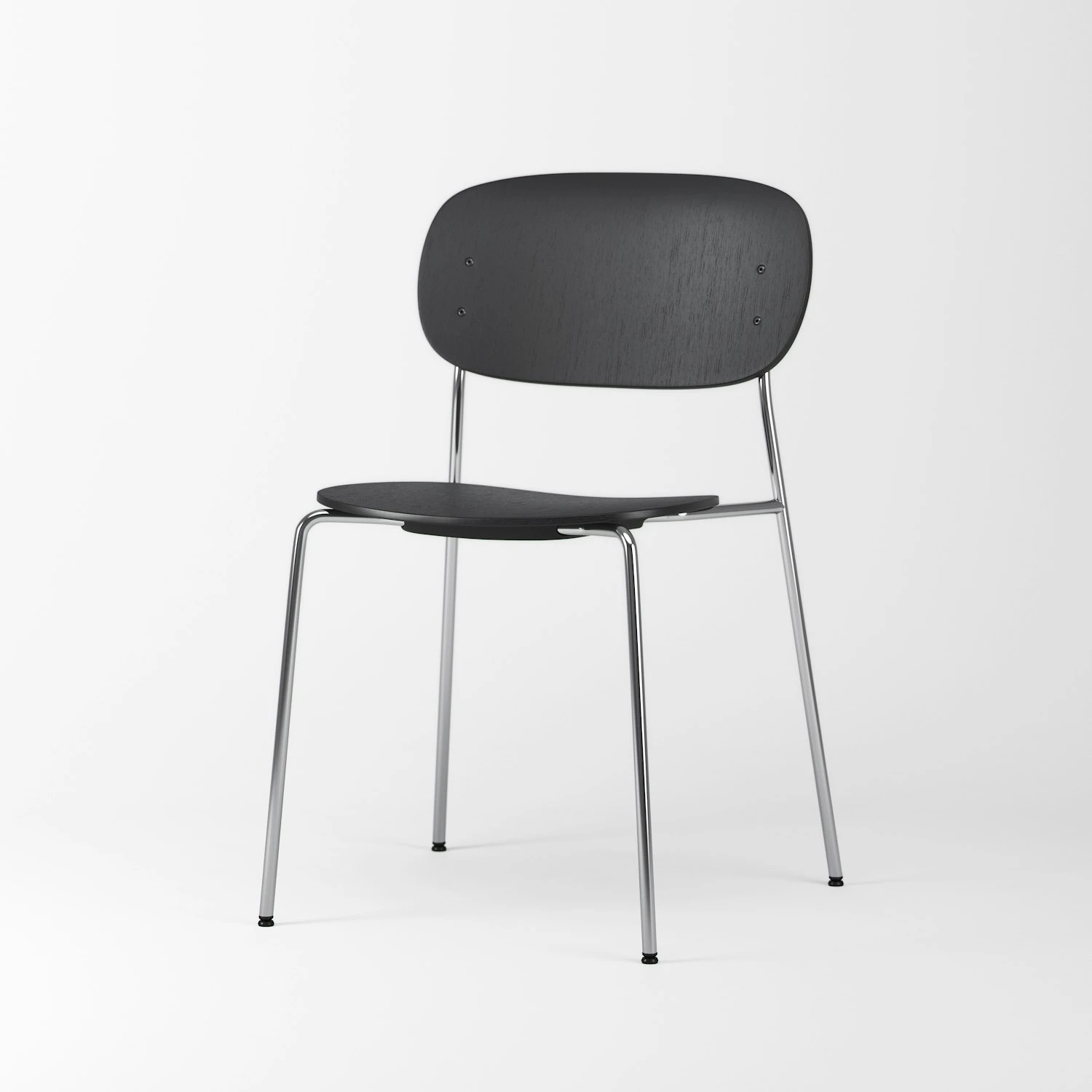Note Chair Chrome, Black Oak 5 Note Chair Chrome, Black Oak - Image 3