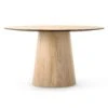 Social Dining Table Natural Oak, 130 Cm -Gubi Furni Sales decotique social dining table d130 cm 1