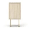 Vogue Bedside Table, White Pigmented Oak / Brass -Gubi Furni Sales decotique vogue bedside table 47