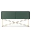 Vogue Media Furniture 136H, Green/2G/Brass -Gubi Furni Sales decotique vogue media furniture 136 with frame stand 171