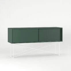 Vogue Media Furniture 136H, Green/2G/White -Gubi Furni Sales decotique vogue media furniture 136 with frame stand 180