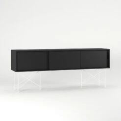 Vogue Media Furniture 180H, Antracit/3A/White -Gubi Furni Sales decotique vogue media furniture 180 with frame stand 104