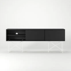 Vogue Media Furniture 180H, Antracit/3A/White -Gubi Furni Sales decotique vogue media furniture 180 with frame stand 106