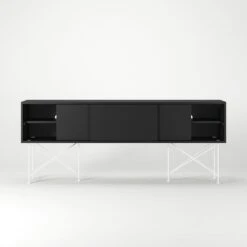 Vogue Media Furniture 180H, Antracit/3A/White -Gubi Furni Sales decotique vogue media furniture 180 with frame stand 107