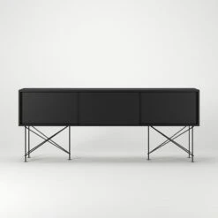 Vogue Media Furniture 180H, Antracit/3A/Black -Gubi Furni Sales decotique vogue media furniture 180 with frame stand 33