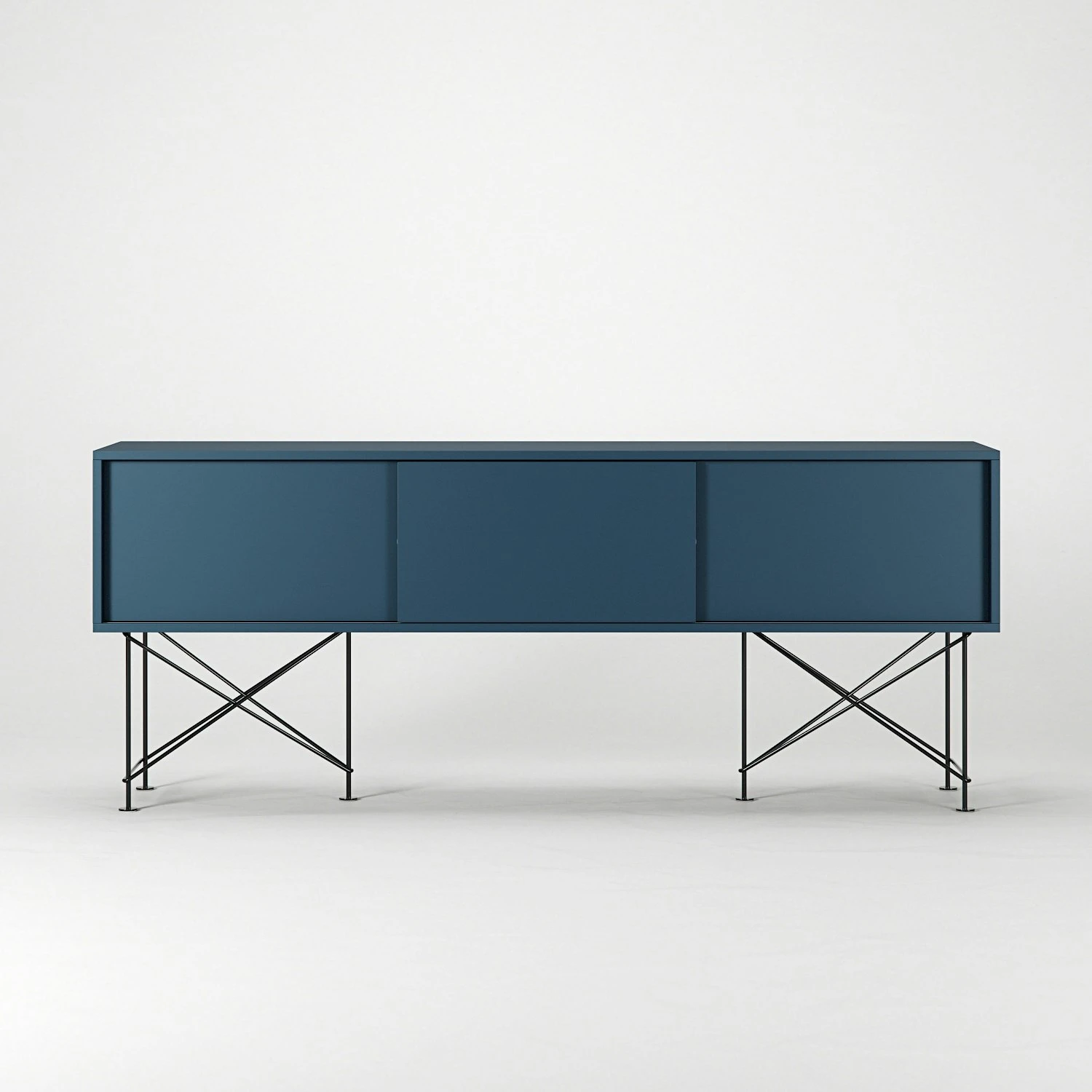 Vogue Media Furniture 180H, Darkblue/3DB/Black 4 Vogue Media Furniture 180H, Darkblue/3DB/Black - Image 2