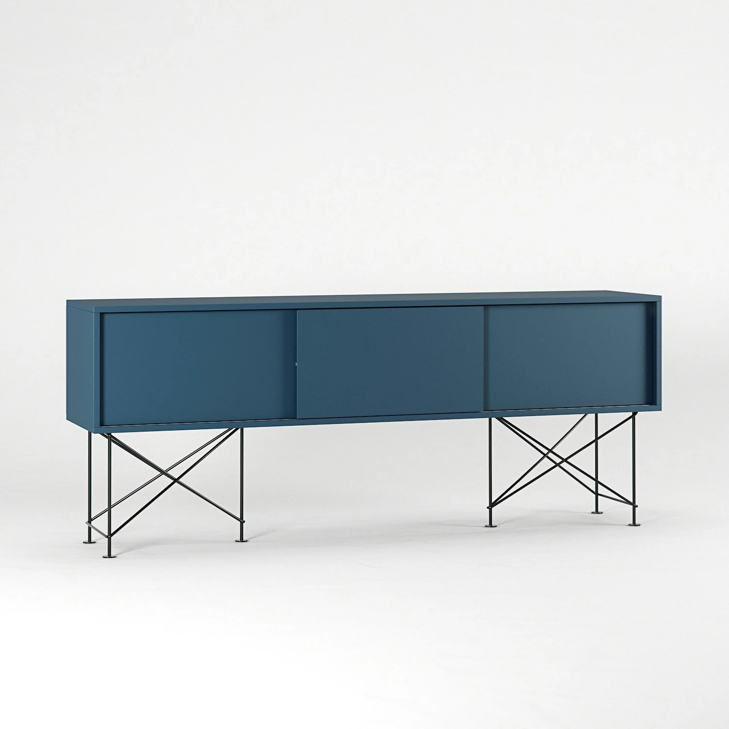 Vogue Media Furniture 180H, Darkblue/3DB/Black 5 Vogue Media Furniture 180H, Darkblue/3DB/Black - Image 3
