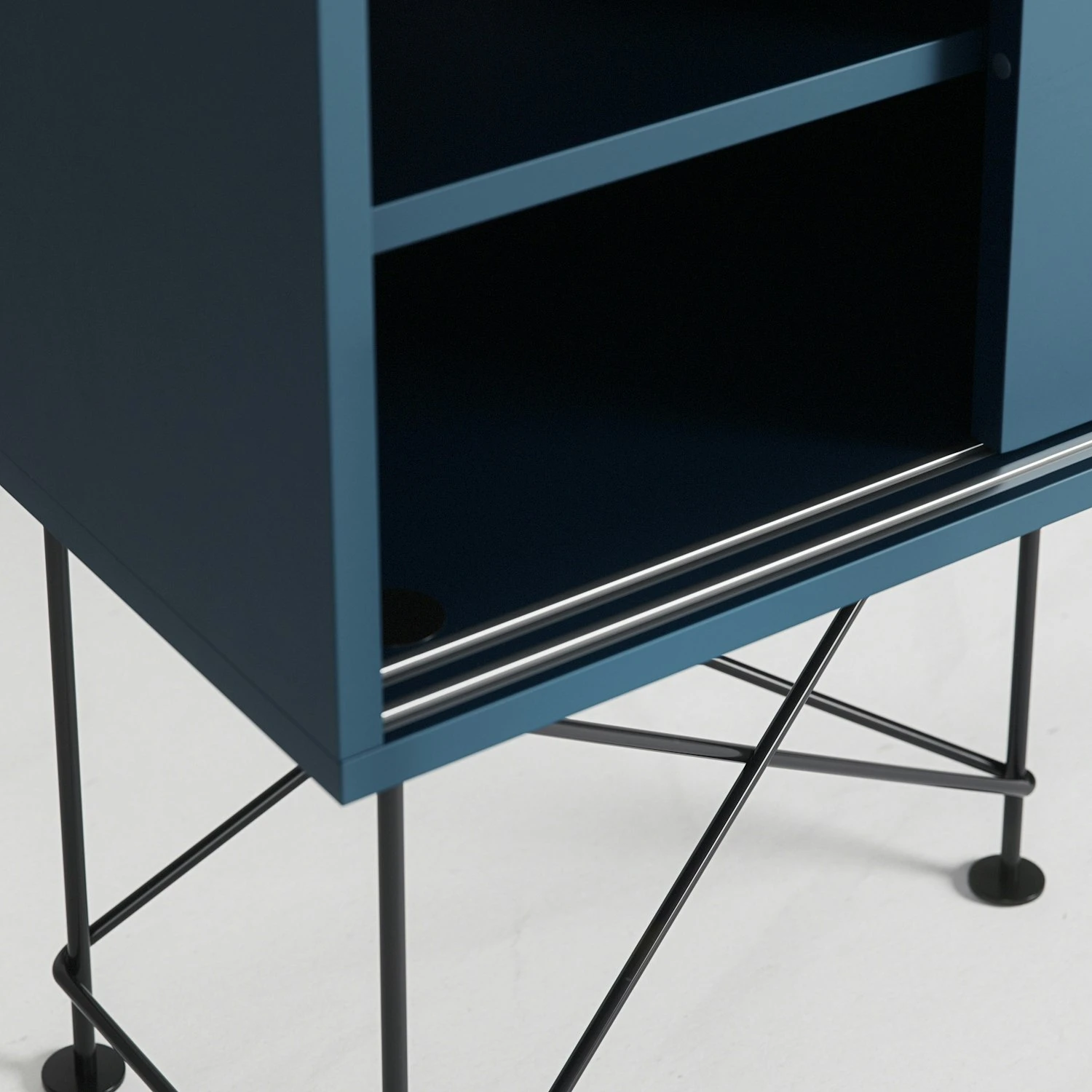 Vogue Media Furniture 180H, Darkblue/3DB/Black 6 Vogue Media Furniture 180H, Darkblue/3DB/Black - Image 4