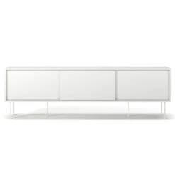 Vogue Media Bench With Legs 180 Cm, White