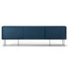 Vogue Media Bench With Legs 180 Cm, Dark Blue / Black -Gubi Furni Sales decotique vogue media furniture 180 with legs 113