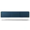 Vogue Media Bench With Legs 180 Cm, Dark Blue / White -Gubi Furni Sales decotique vogue media furniture 180 with legs 120