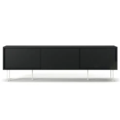 Vogue Media Bench With Legs 180 Cm, Anthracite / White