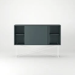 Vogue Sideboard 136H, Grey/2G/White 13 Vogue Sideboard 136H, Grey/2G/White -Gubi Furni Sales decotique vogue sideboard 136 with frame stand 153