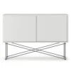Vogue Sideboard 136H, White/2W/Black -Gubi Furni Sales decotique vogue sideboard 136 with frame stand 30