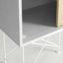 Vogue Sideboard 180H, White/2W1B/White -Gubi Furni Sales decotique vogue sideboard 180 one brass door frame stand 143