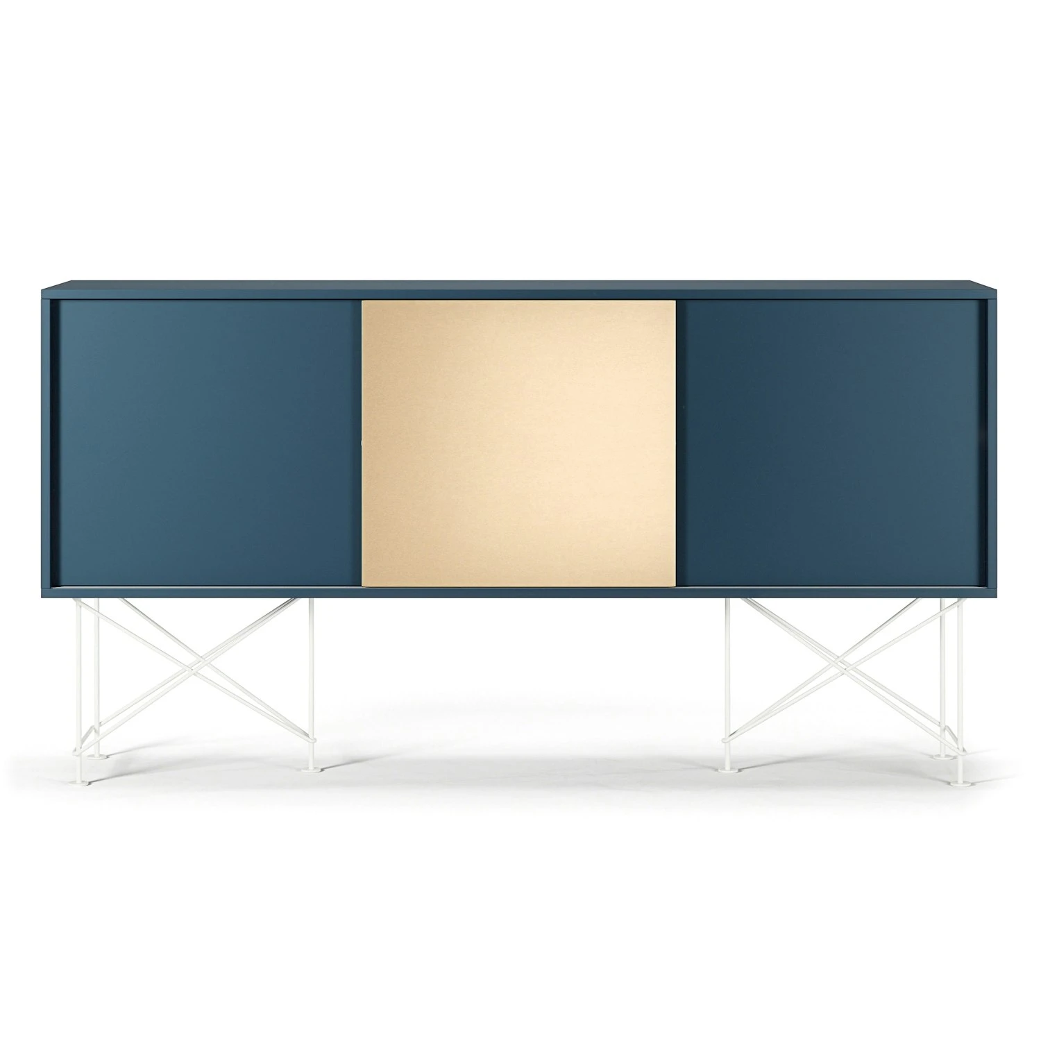 Vogue Sideboard 180H, Darkblue/2DB1B/White 3 Vogue Sideboard 180H, Darkblue/2DB1B/White