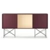 Vogue Sideboard 180H, Wine Red/2WR1B/Black