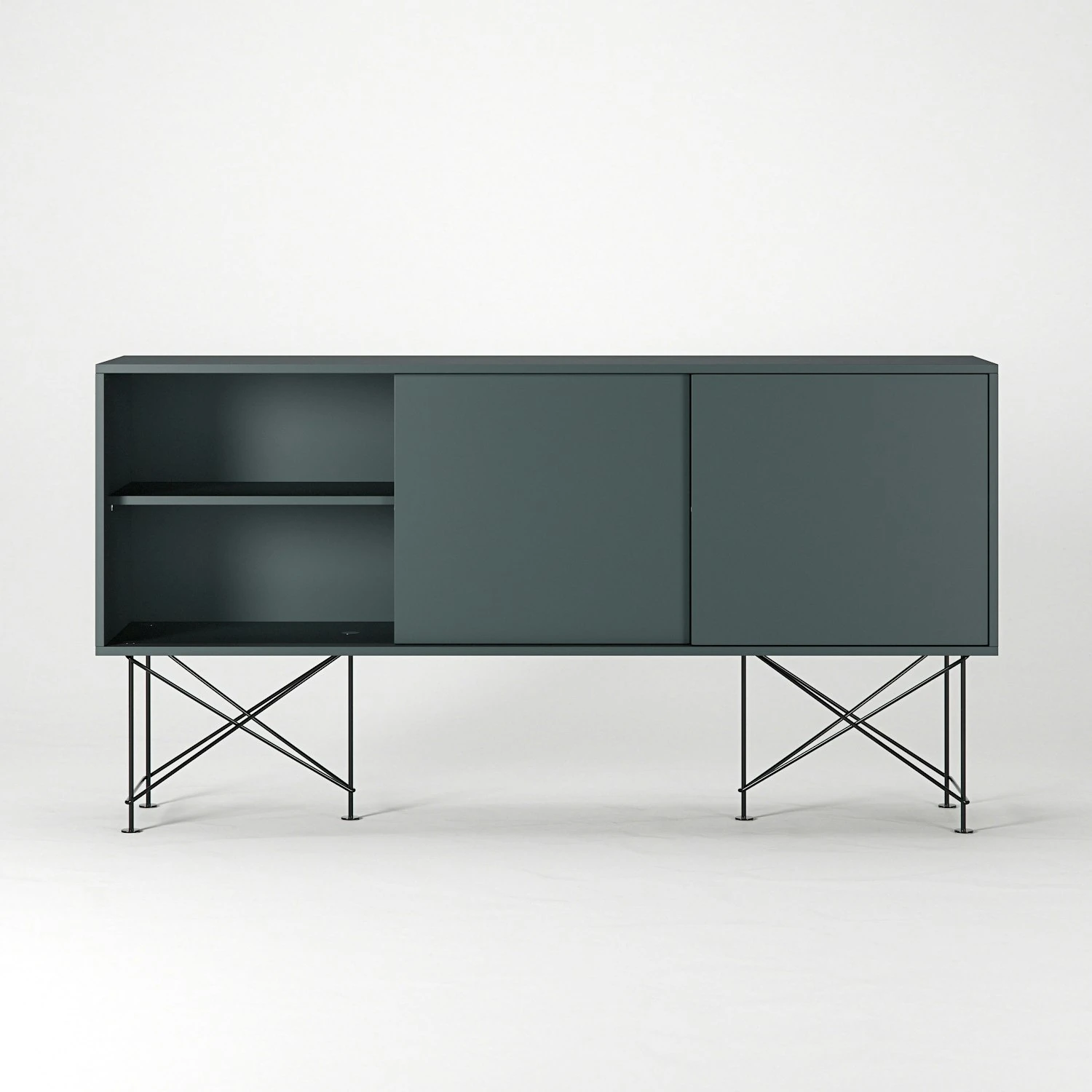 Vogue Sideboard 180H, Grey/3G/Black 7 Vogue Sideboard 180H, Grey/3G/Black - Image 5