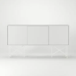 Vogue Sideboard 180H, White/3W/White -Gubi Furni Sales decotique vogue sideboard 180 with frame stand 140