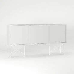 Vogue Sideboard 180H, White/3W/White -Gubi Furni Sales decotique vogue sideboard 180 with frame stand 141