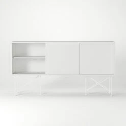 Vogue Sideboard 180H, White/3W/White -Gubi Furni Sales decotique vogue sideboard 180 with frame stand 143