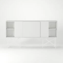 Vogue Sideboard 180H, White/3W/White -Gubi Furni Sales decotique vogue sideboard 180 with frame stand 144