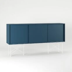 Vogue Sideboard 180H, Darkblue/3DB/White -Gubi Furni Sales decotique vogue sideboard 180 with frame stand 148
