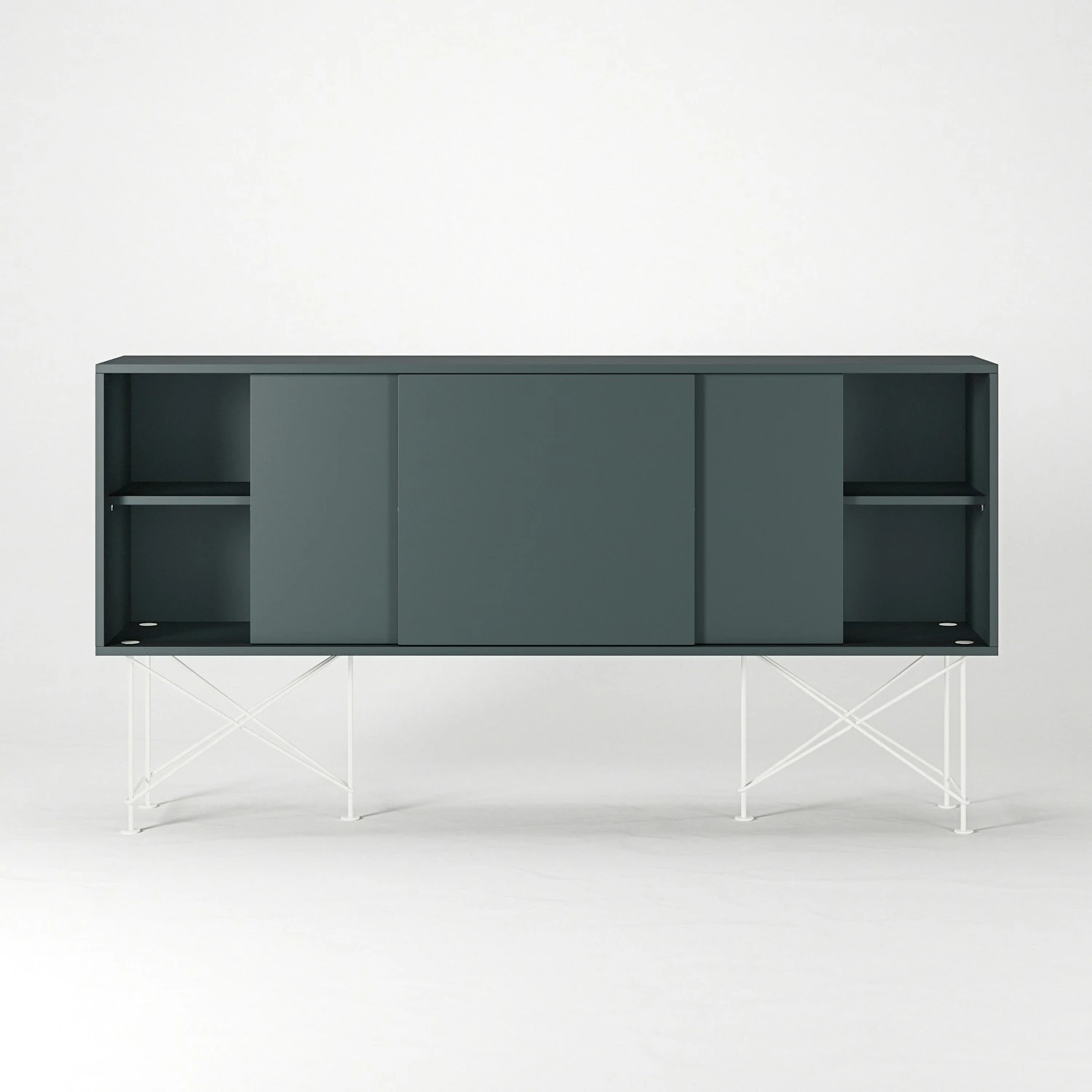 Vogue Sideboard 180H, Grey/3G/White 8 Vogue Sideboard 180H, Grey/3G/White - Image 6