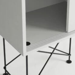 Vogue Sideboard 180H, White/3W/Black -Gubi Furni Sales decotique vogue sideboard 180 with frame stand 30