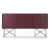 Vogue Sideboard 180H, Wine Red/3WR/Black