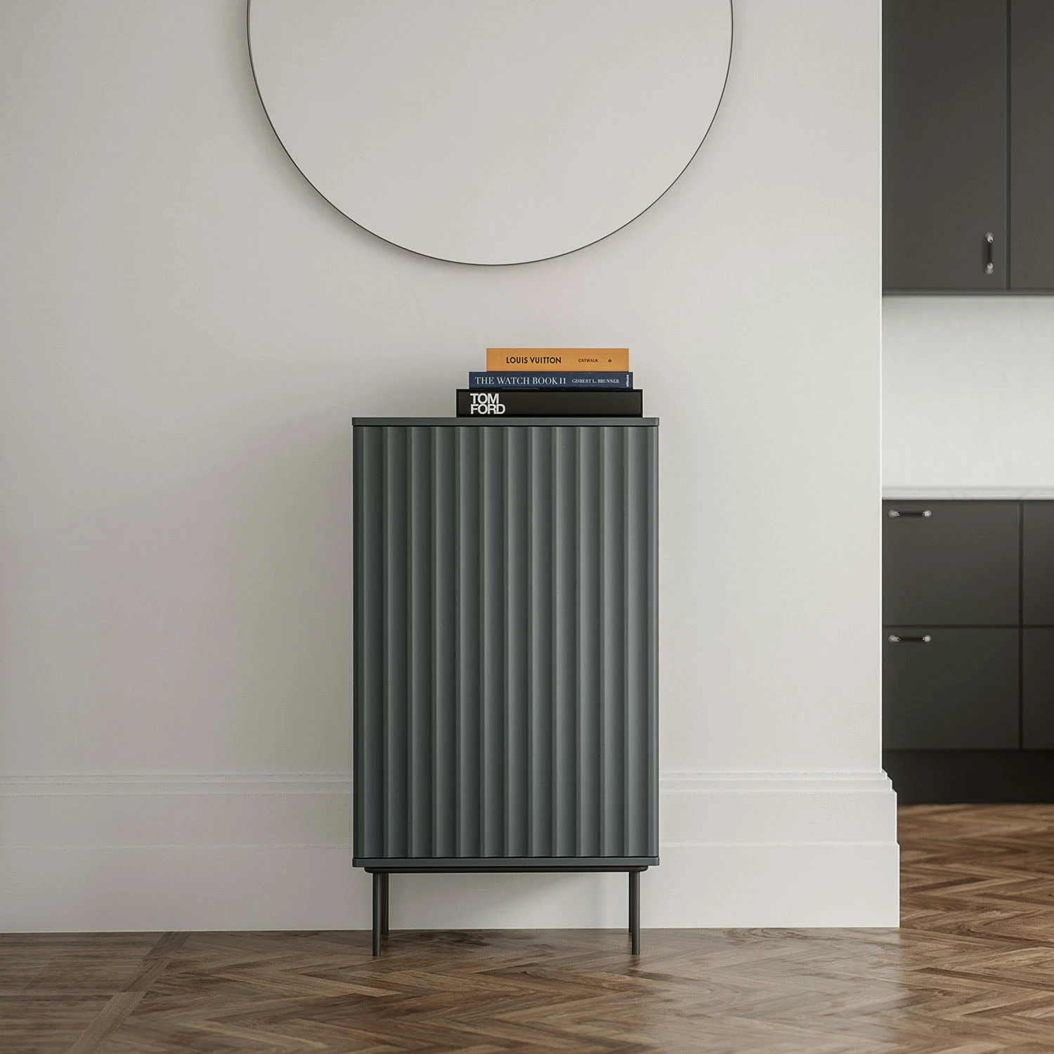 Wave Cabinet 1D Grey 6 Wave Cabinet 1D Grey - Image 4