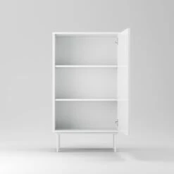 Wave Cabinet 1D White 12 Wave Cabinet 1D White -Gubi Furni Sales decotique wave cabinet 1d 54