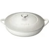 Denby Natural Canvas Cast Iron Pot Shallow Ø30 Cm, White -Gubi Furni Sales denby cast iron 30cm shallow casserole 10