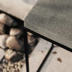 Bar Stool With Backrest Outdoor 90 Cm, Taupe -Gubi Furni Sales department bar stool outdoor with backrest sunbrella 38